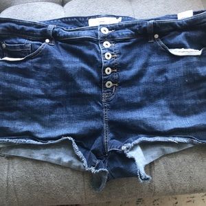 Plus Size Torrid Jean Shortie Shorts